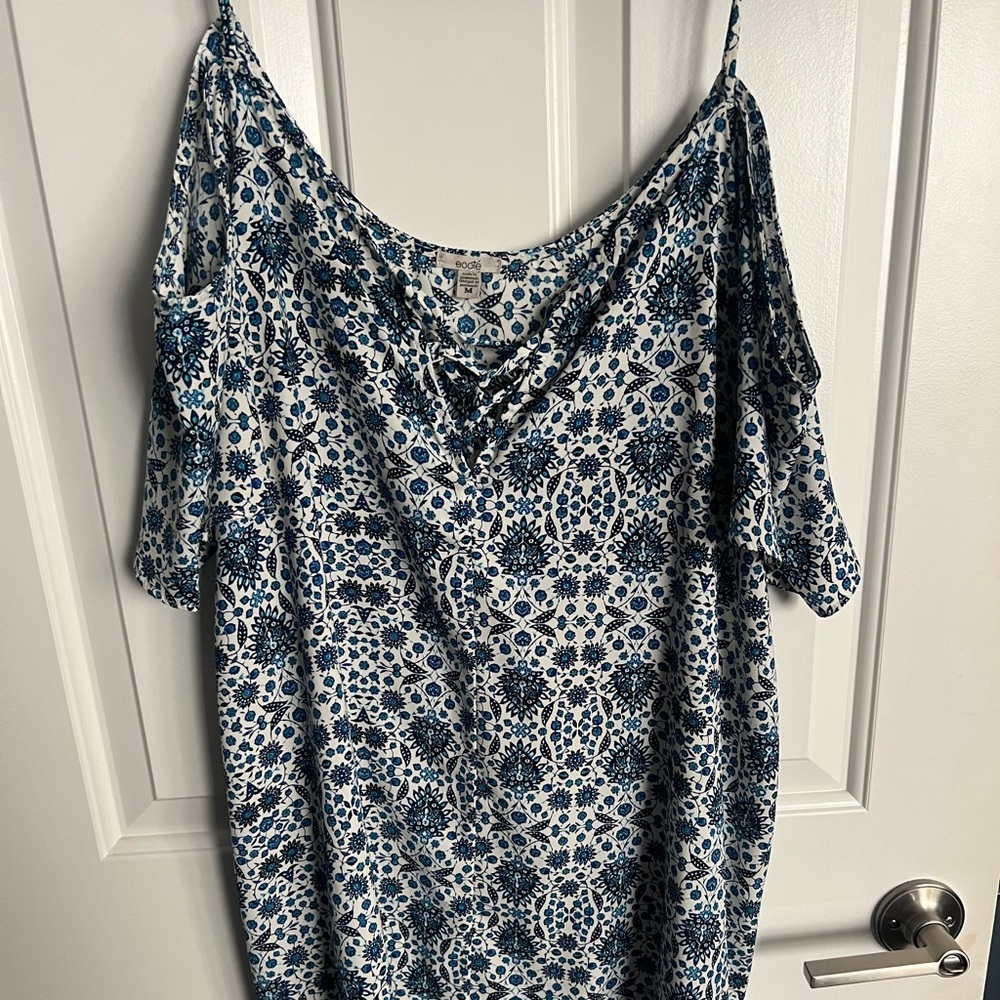 Blue and white summer dress 🩵🤍💙